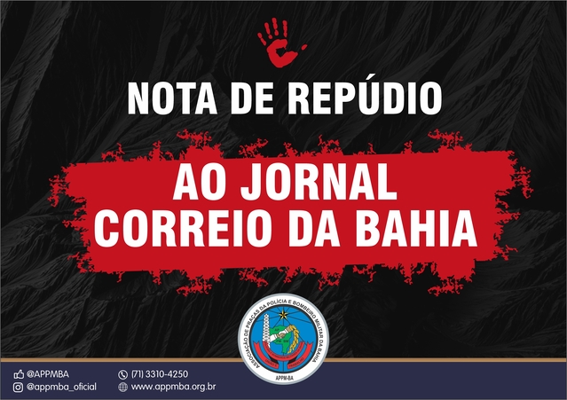 Nota de Repúdio ao Jornal Correio da Bahia