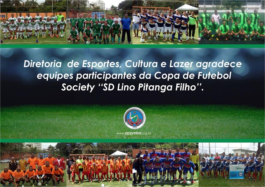 APPMBA agradece aos participantes da Copa SD Lino Pitanga