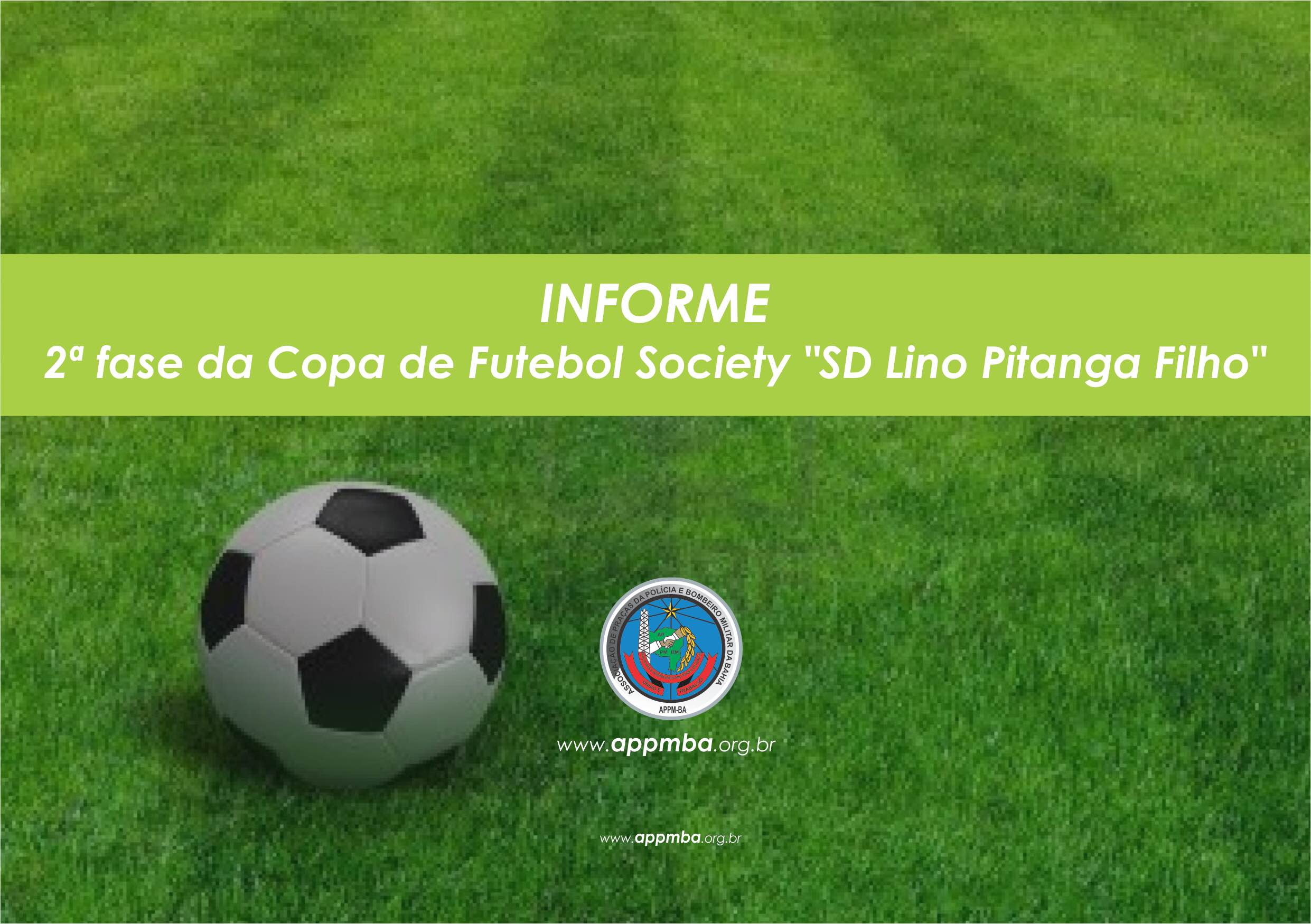 Programação da Copa SD Lino Pitanga, segunda fase