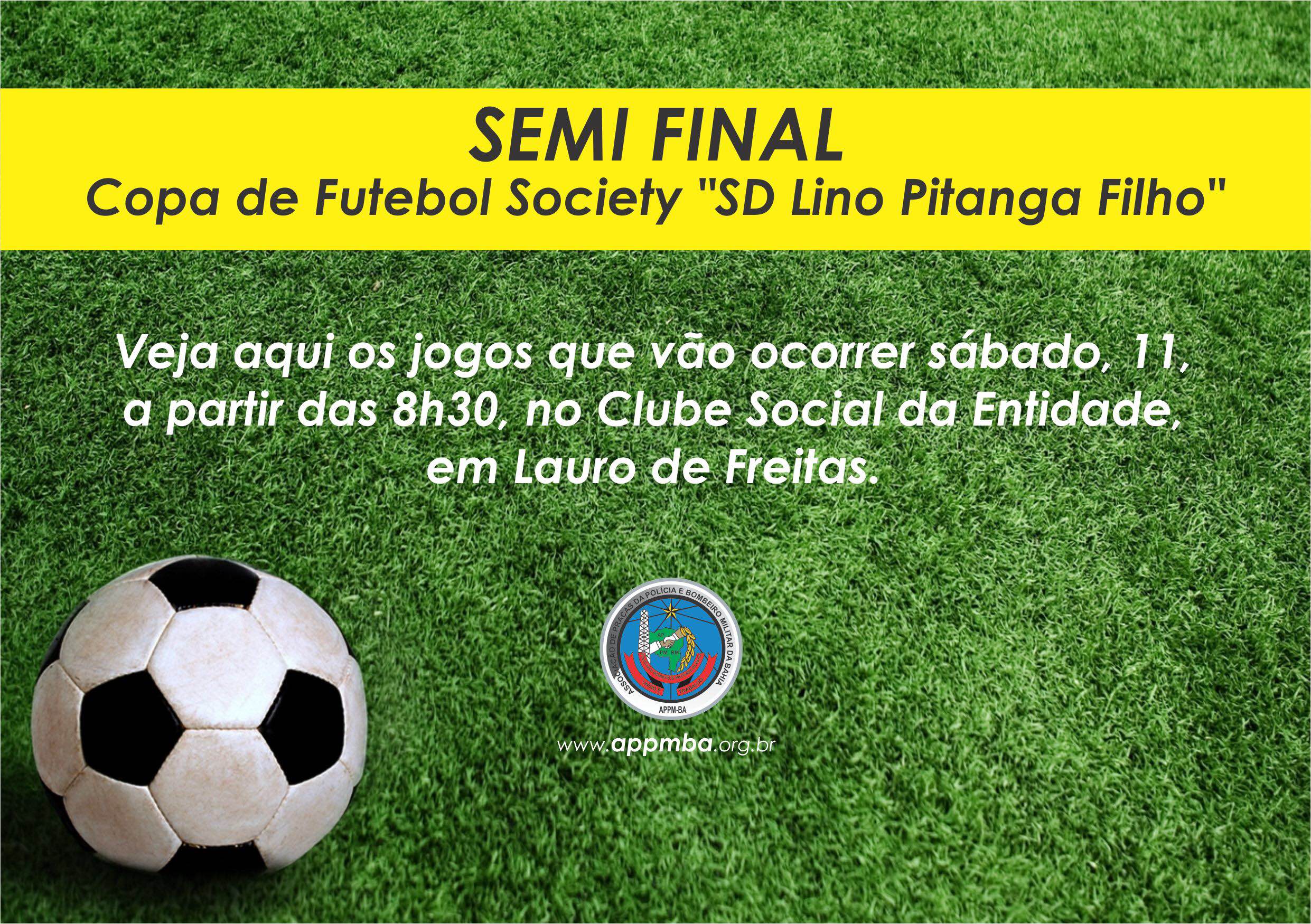 Semifinal da Copa acontece neste sábado,11