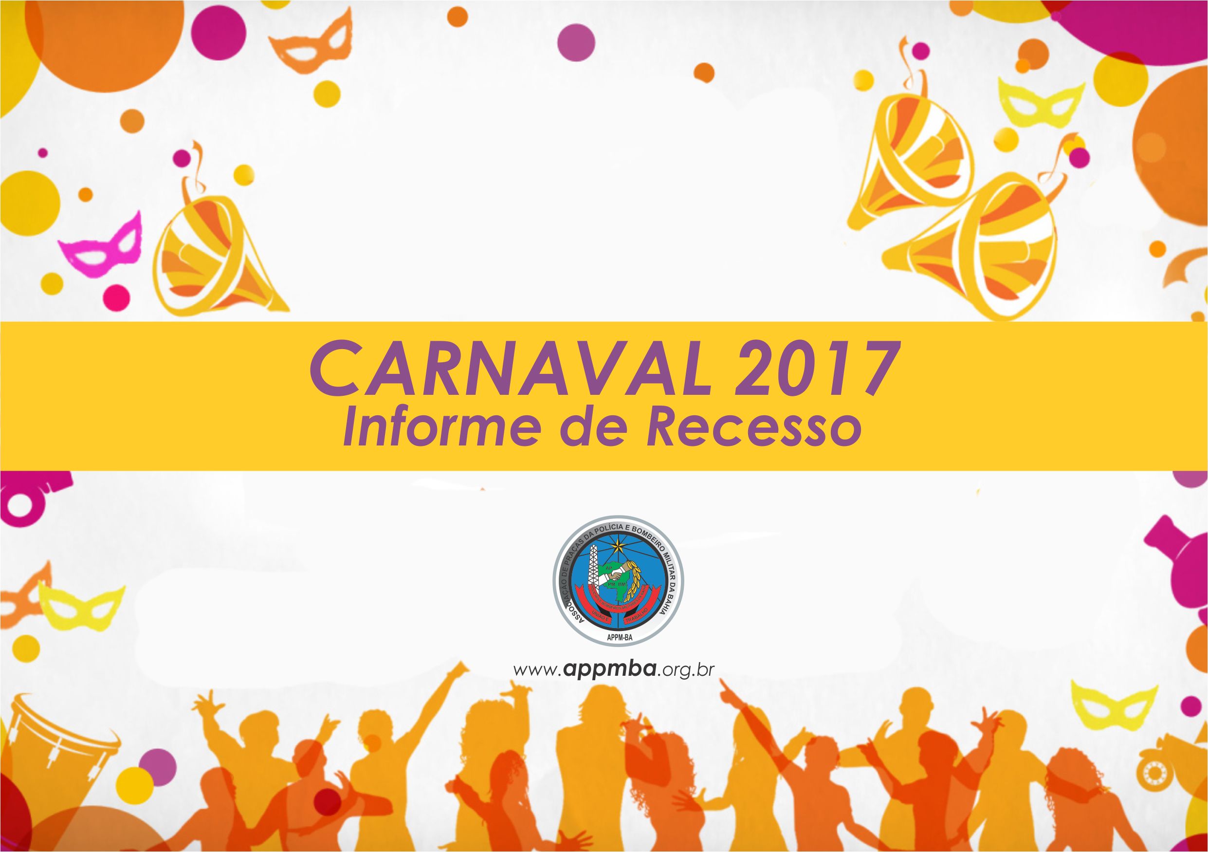Carnaval 2017  - Informe de Recesso