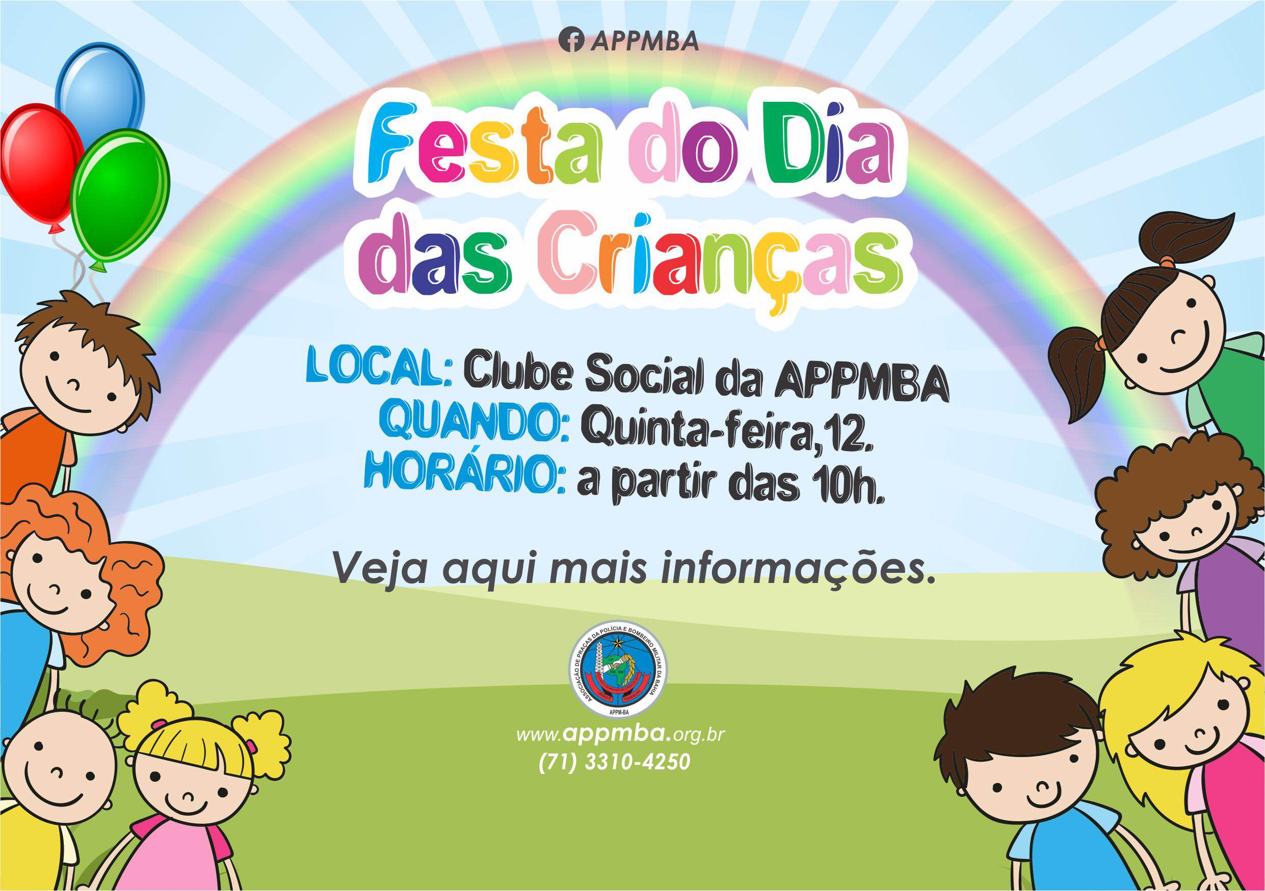 APPMBA promove festa  em homenagem ao Dia das Crianças