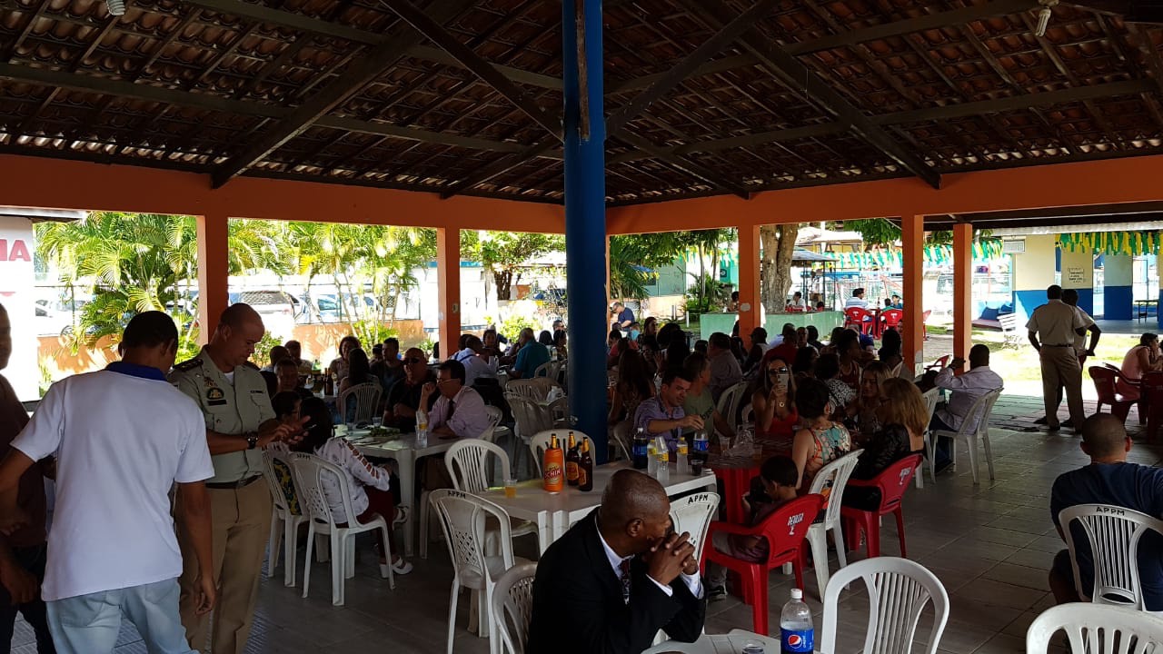 Policiais do PATAMO comemoram formatura no Clube Social da APPMBA, em Lauro de Freitas