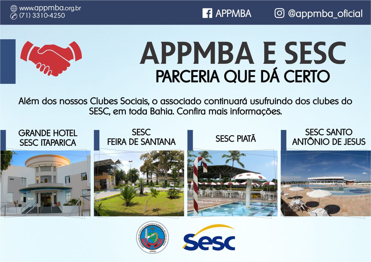 APPMBA mantém a parceria com o SESC-BA