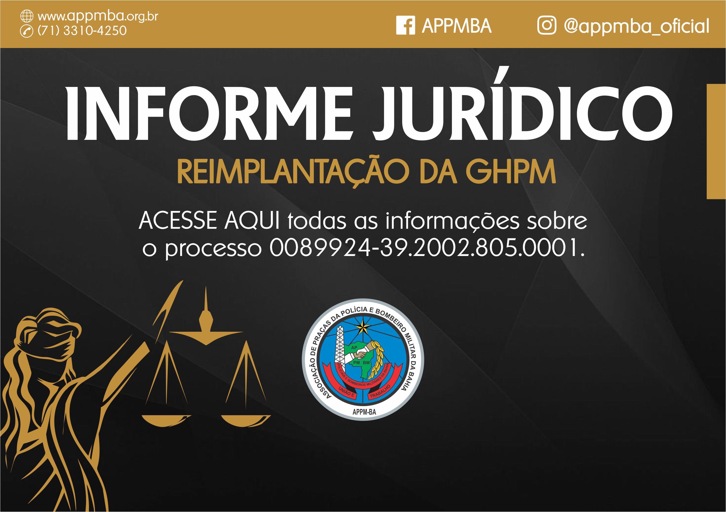 Informe Jurídico - Reimplantação da GHPM 0089924-39.2002.805.0001