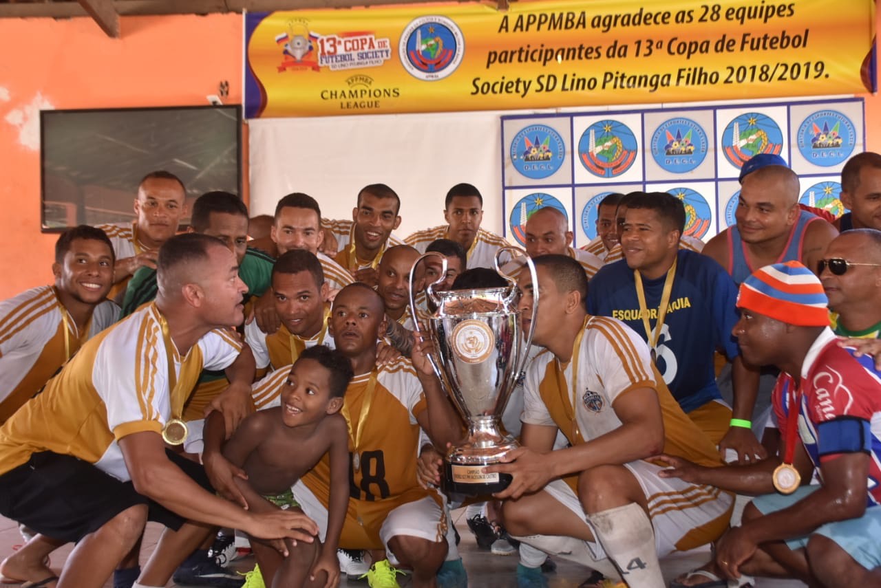 Invicto, 9ª CIPM conquista primeiro título do maior torneio de futebol dos policiais e bombeiros militares da Bahia