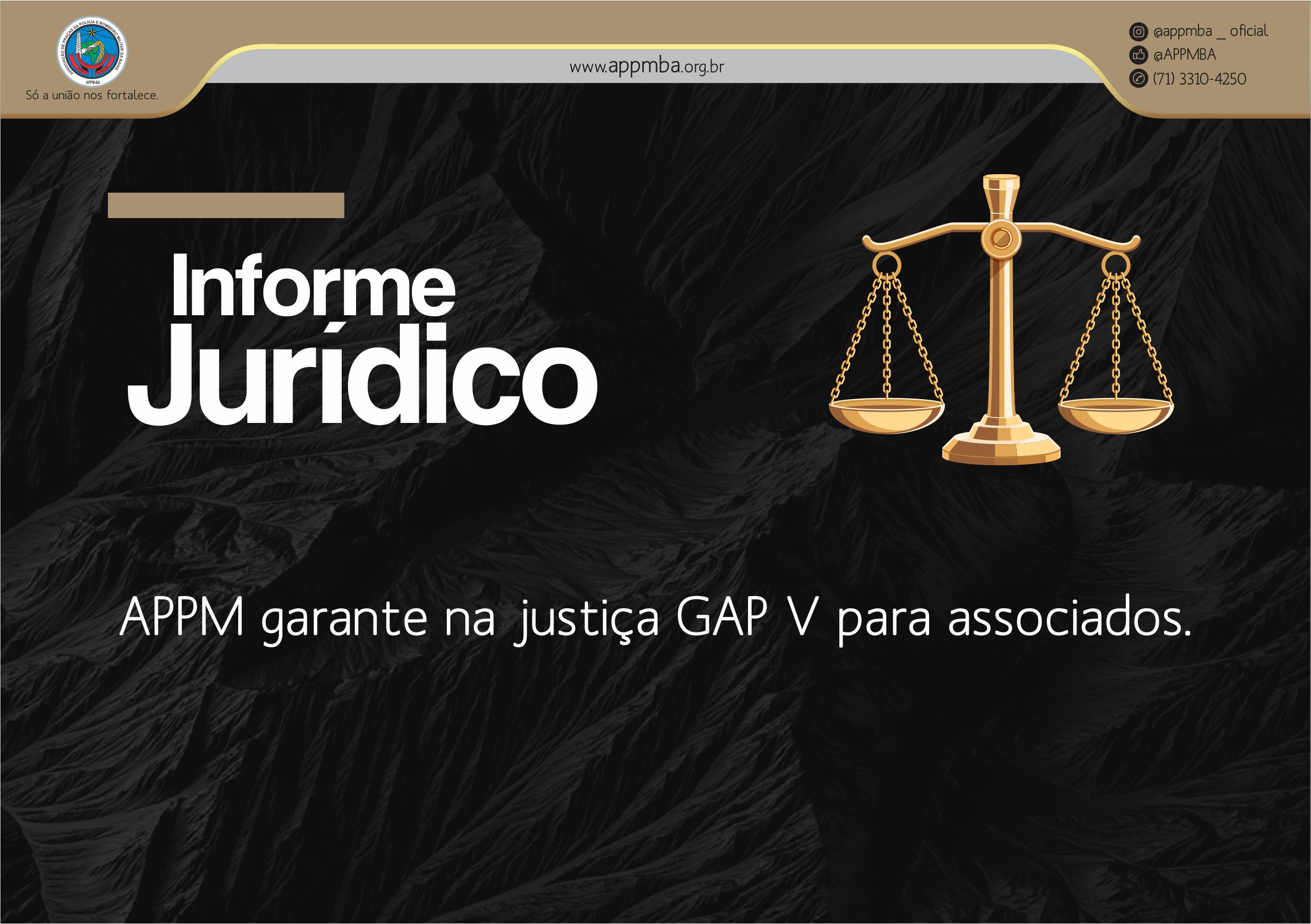 APPM garante na justiça GAP V para associados