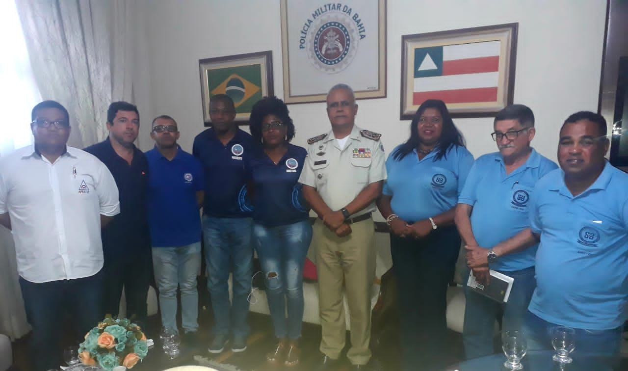 Diretores da APPMBA se reúnem com Comandante Geral da Polícia Militar